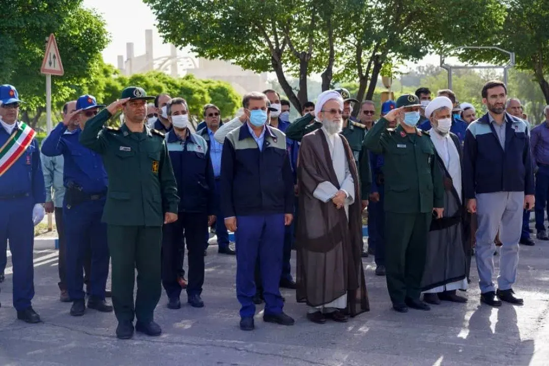 آیین بزرگداشت سالروز فتح خرمشهر و تجلیل از کارگران و ورزشکاران نمونه ذوب آهن اصفهان