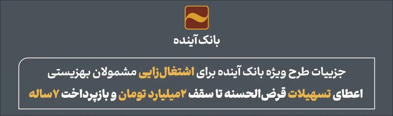 جزییات طرح ویژه بانک آینده برای اشتغال‌زایی مشمولان بهزیستی