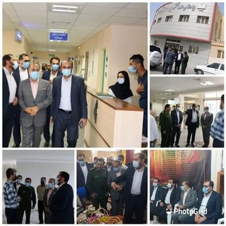 بازدید رییس شورای راهبردی شرکتهای پتروشیمی منطقه پارس از بیمارستان دیّر
