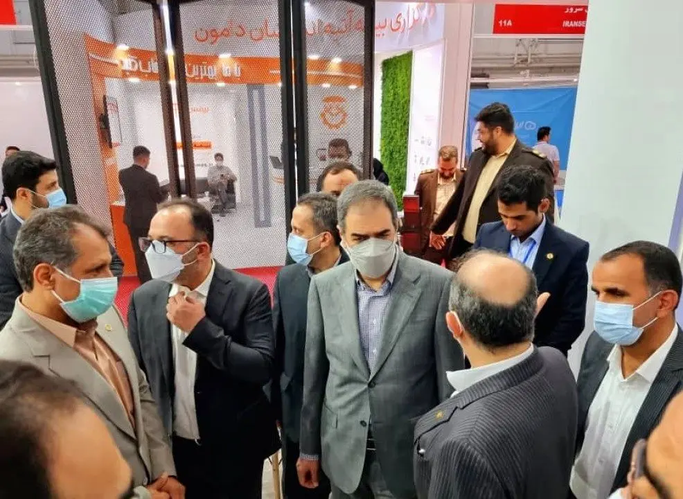حضور مدیران صنعت بیمه در غرفه بیمه ایران