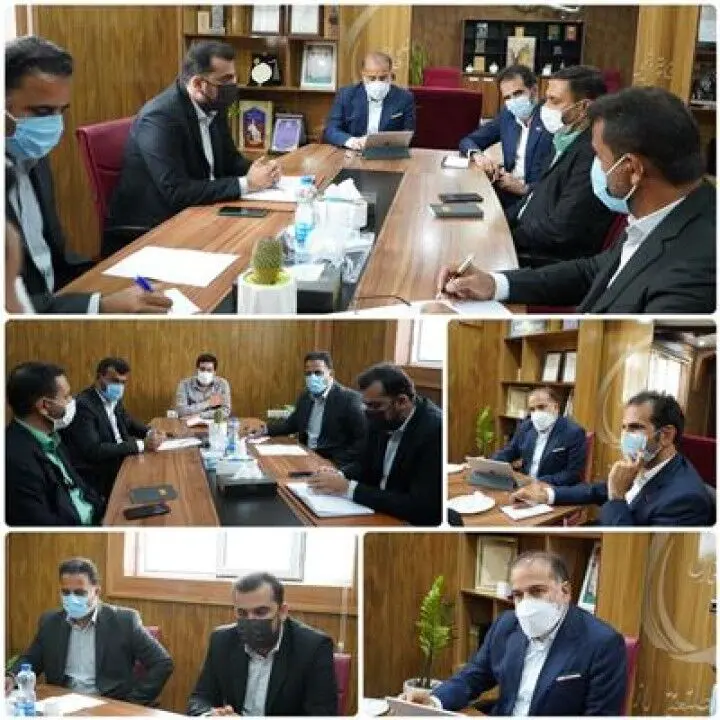 نشست اعضا شورای اسلامی شهرستان كنگان با رییس شورای راهبردی شركت های پتروشیمی منطقه پارس