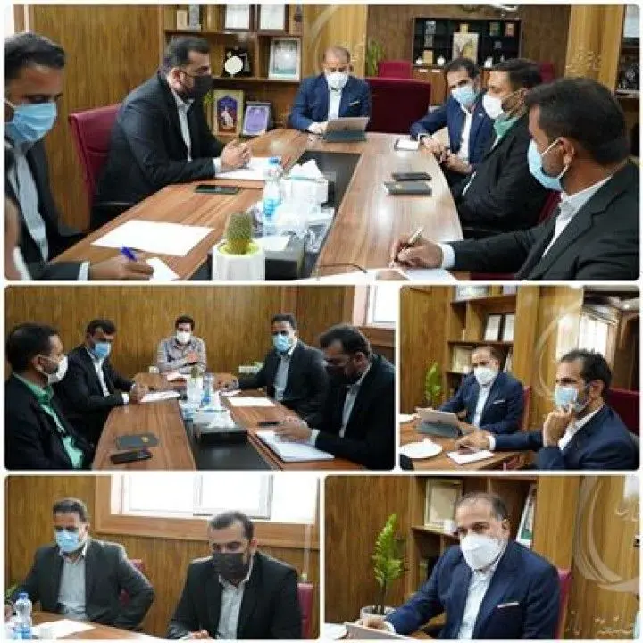 نشست اعضا شورای اسلامی شهرستان كنگان با رییس شورای راهبردی شركت های پتروشیمی منطقه پارس