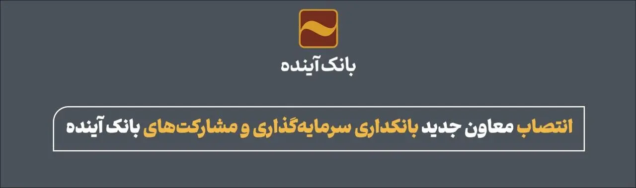 انتصاب معاون جدید بانکداری سرمایه‌گذاری و مشارکت‌های بانک آینده