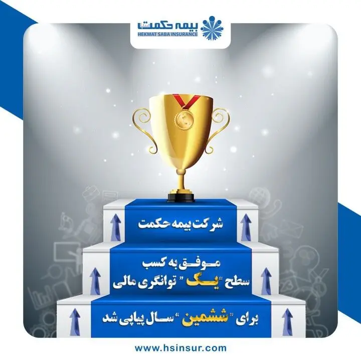 شرکت بیمه حکمت موفق به کسب سطح یک توانگری مالی برای ششمین سال پیاپی شد
