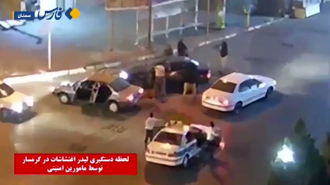 ببینید | لحظات دستگیری لیدر اغتشاشات در گرمسار | حرکت ضربتی پلیس برای دستگیری لیدر اغتشاشات گرمسار