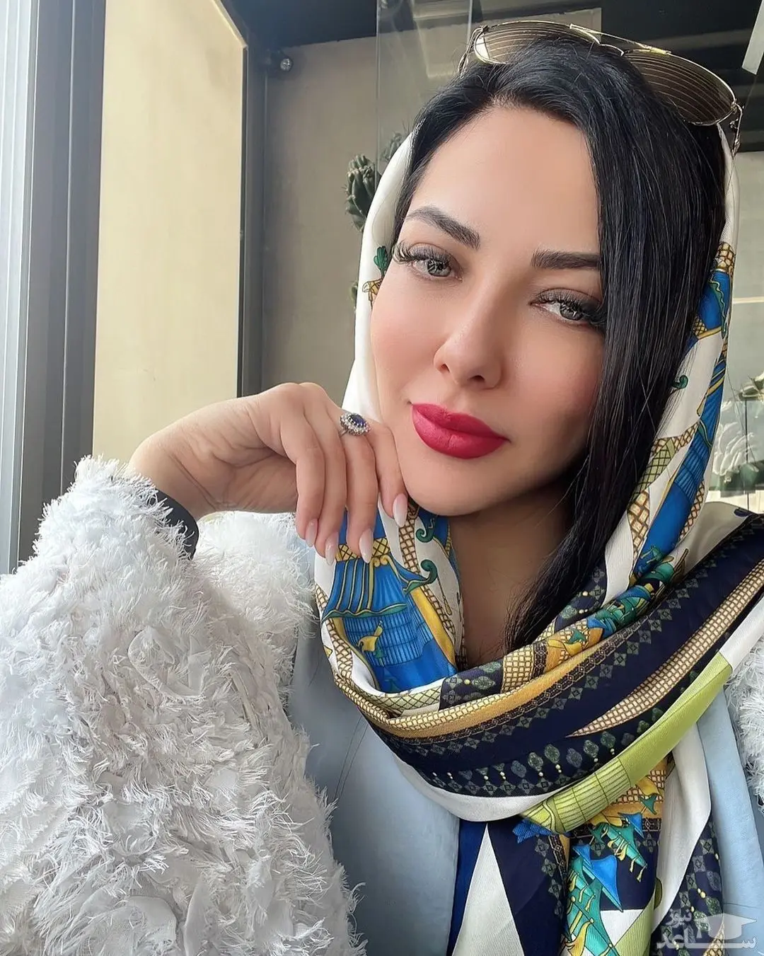 لیلا اوتادی را از این زاویه دیده بودید؟! | عکس قاب عکسی لیلا اوتادی کولاک کرد
