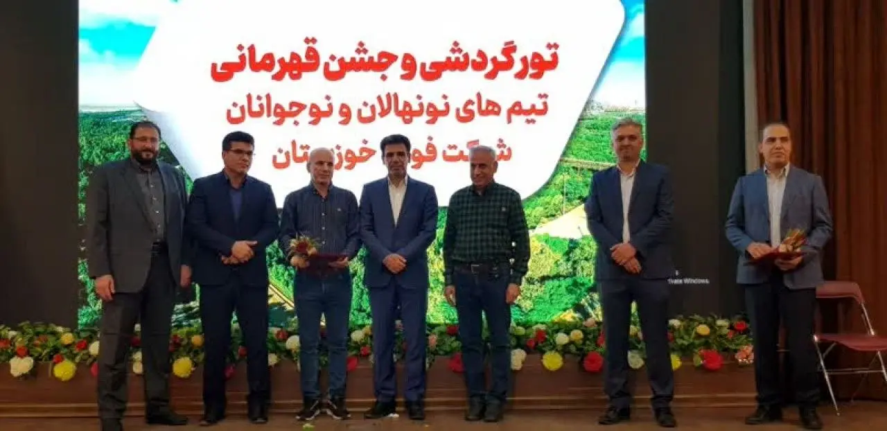 بازدید تیم فوتبال نونهالان و نوجوانان فولاد خوزستان از خط تولید شرکت