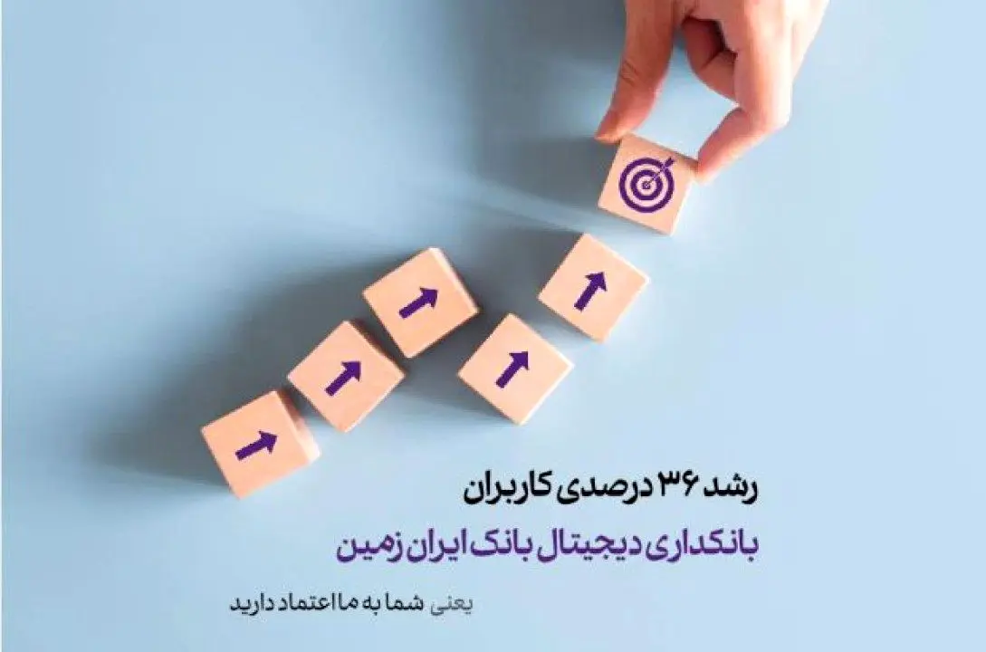 رشد ۳۶ درصدی کاربران بانکداری دیجیتال بانک ایران زمین