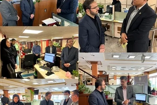 بازدید میدانی مدیرعامل بانک کشاورزی از شعب بانک / متقی نیا: خدمت‌رسانی به شهروندان در اولویت است
