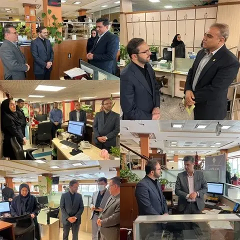 بازدید میدانی مدیرعامل بانک کشاورزی از شعب بانک / متقی نیا: خدمت‌رسانی به شهروندان در اولویت است
