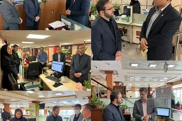 بازدید میدانی مدیرعامل بانک کشاورزی از شعب بانک / متقی نیا: خدمت‌رسانی به شهروندان در اولویت است
