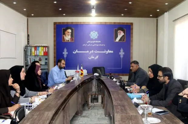 نشست تخصصی بیمه دانا با مدیران دانشگاه علوم پزشکی استان کرمان
