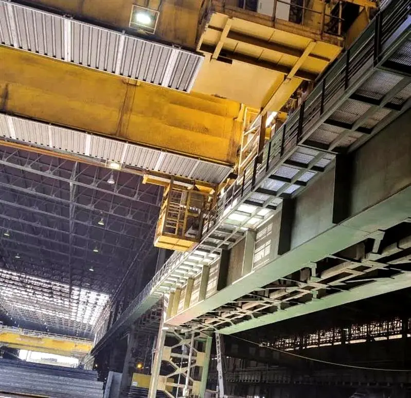 اجرای موفقیت‌آمیز ۴۸۰ متر گذرگاه ایمن برای تعمیرات شین‌های برق‌رسان جرثقیل‌های واحد ۲۸
