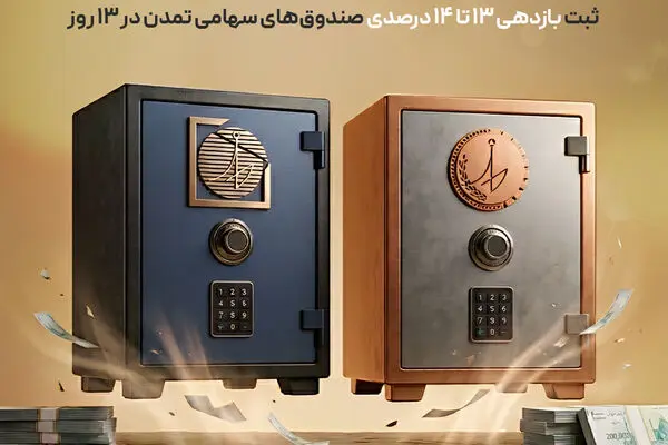 ثبت بازدهی ۱۳ تا ۱۴ درصدی صندوق‌های سهامی تمدن در 13 روز
