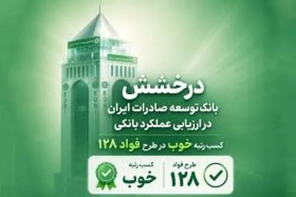 سند رضایت مشتریان از بانک توسعه صادرات ایران