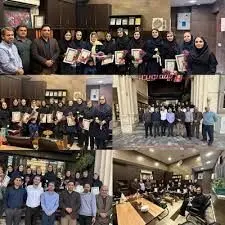 برگزاری مراسم گرامی‌داشت روز زن و مادر در شعبه شیراز بیمه نوین

