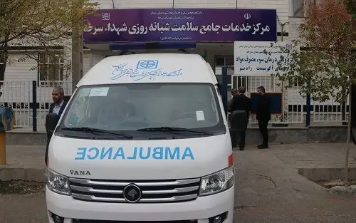 مشارکت بانک سینا در اهدای آمبولانس به شبکه درمان سمنان
