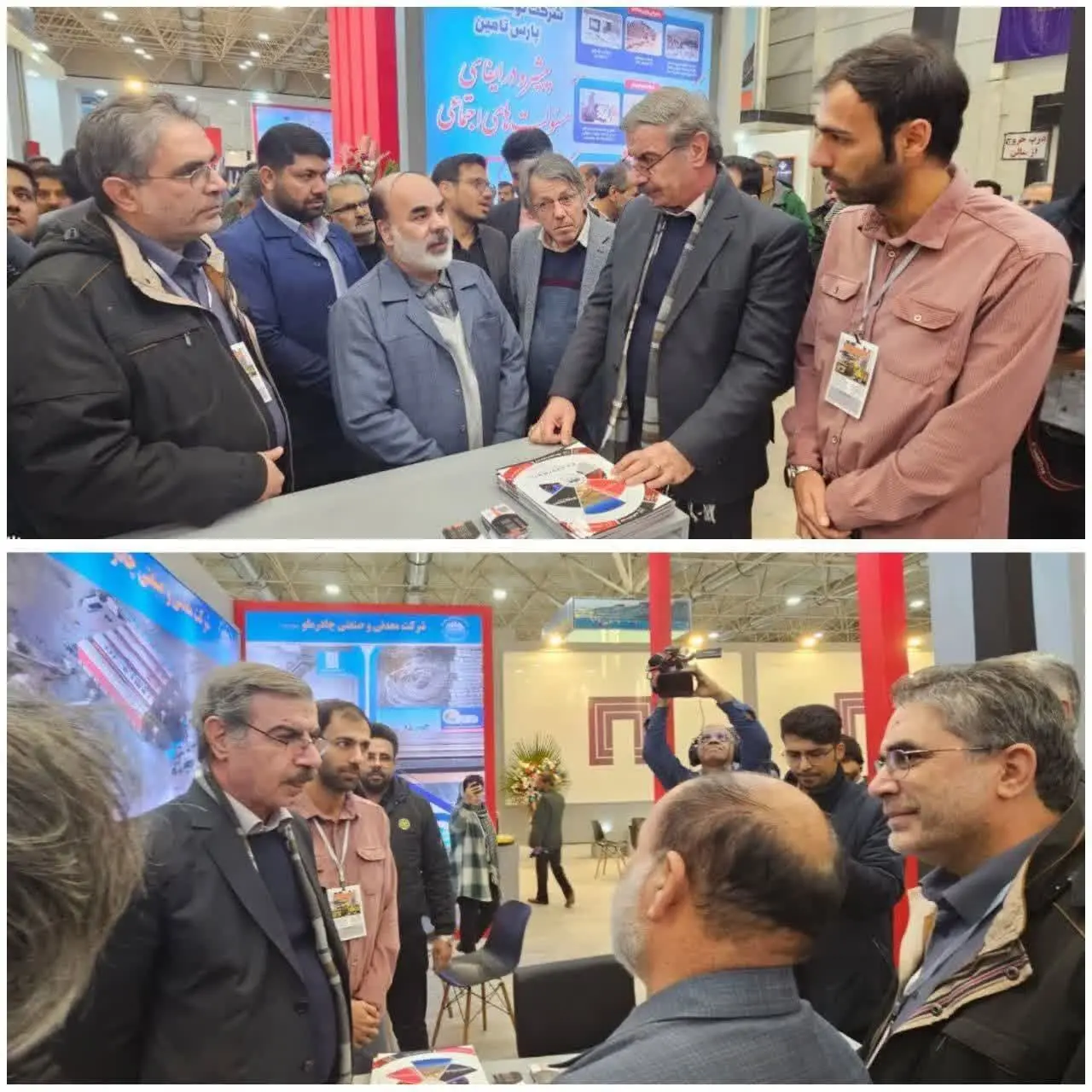 استاندار سیستان و بلوچستان از غرفه چادرملو در نمایشگاه معدن بازدید کرد
