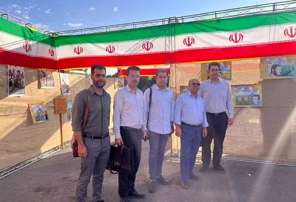 برگزاری نمایشگاه عکس هفته دفاع مقدس در شرکت فولاد امیرکبیر کاشان