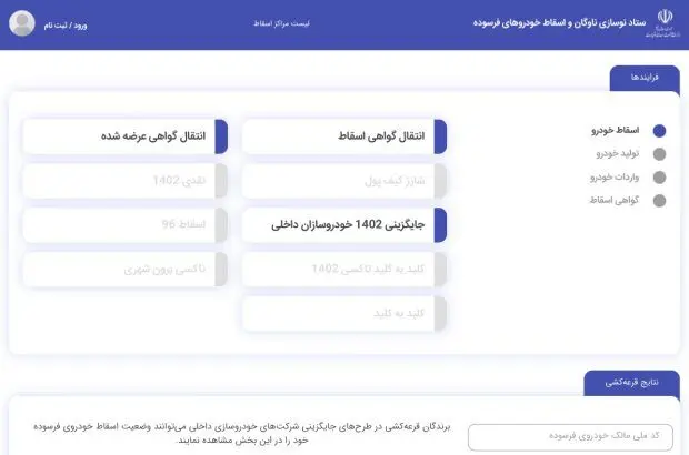۱۹ هزار پذیرفته شده مرحله دوم طرح جایگزینی خودروهای فرسوده هرچه سریعتر در سامانه ستاد ثبت‌نام کنند
