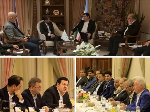 نشست های جداگانه مدیرعامل بانک ملت با استاندار و فعالان اقتصادی استان اصفهان
