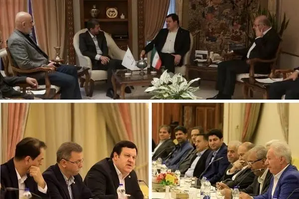 نشست های جداگانه مدیرعامل بانک ملت با استاندار و فعالان اقتصادی استان اصفهان
