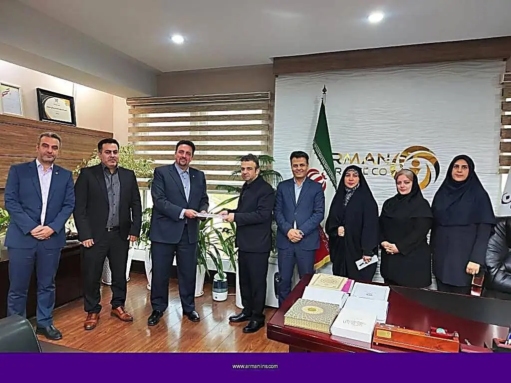 مراسم معارفه سرپرست مدیریت امور شعب و نمایندگان بیمه آرمان برگزار شد

