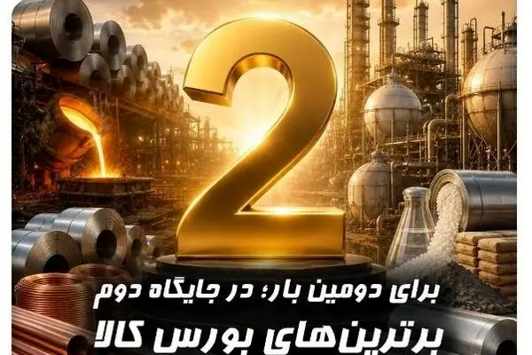 کارگزاری بانک صنعت و معدن در بازار کالای بورس، رتبه دوم معاملات فیزیکی کشور را از آن خود کرد
