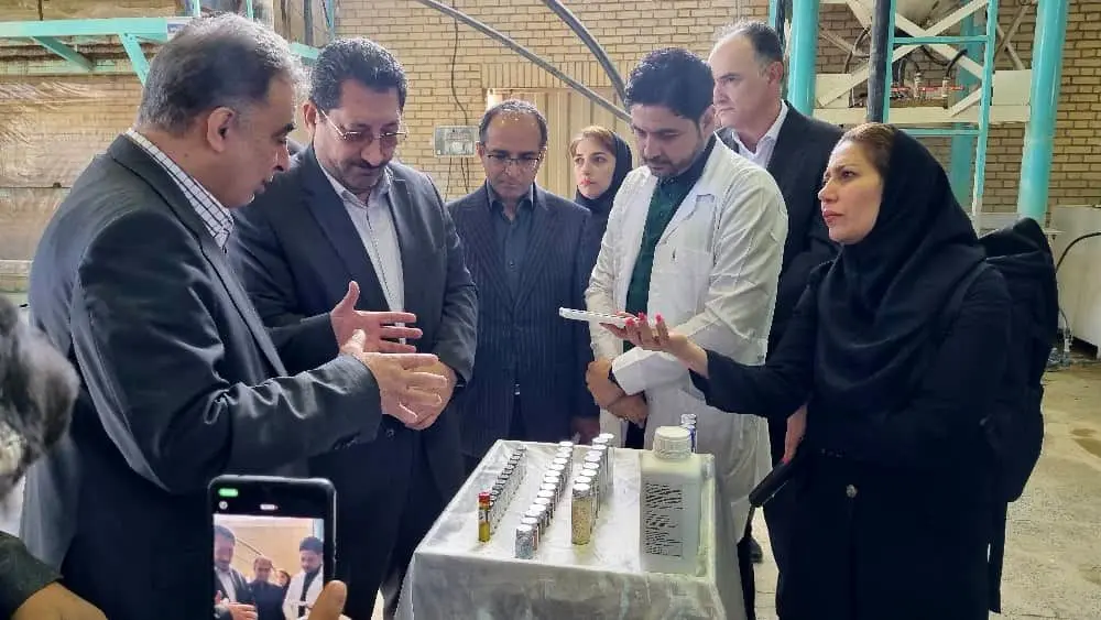 بهره برداری ازکارخانه عناصر نادرخاکی تجلی با حضور وزیر صمت + گزارش تصویری
