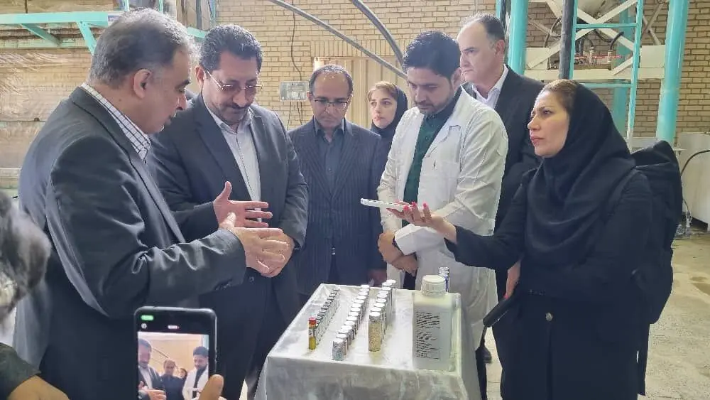بهره برداری ازکارخانه عناصر نادرخاکی تجلی با حضور وزیر صمت + گزارش تصویری
