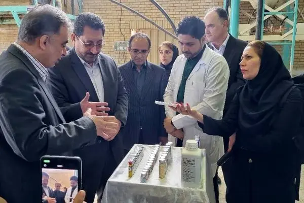 بهره برداری ازکارخانه عناصر نادرخاکی تجلی با حضور وزیر صمت + گزارش تصویری
