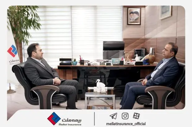 دیدار دبیرکل سندیکای بیمه گران ایران با مدیرعامل بیمه ملت
