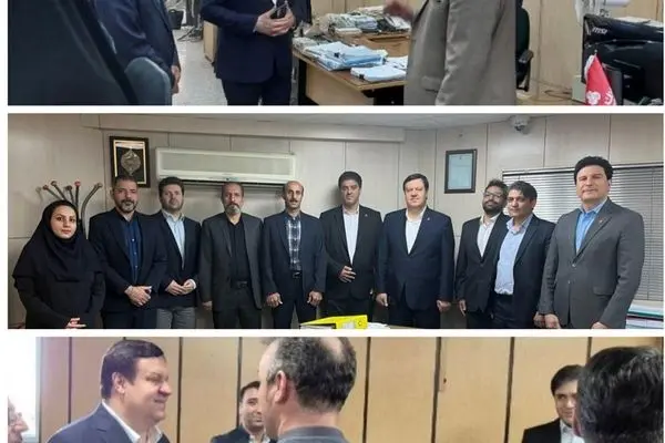 بازدید مدیرعامل بانک ملت از چند شعبه و واحد ستادی در تهران
