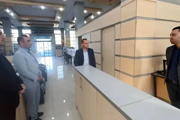 بازدید رئیس هیئت مدیره بانک صنعت و معدن از مدیریت استان سمنان
