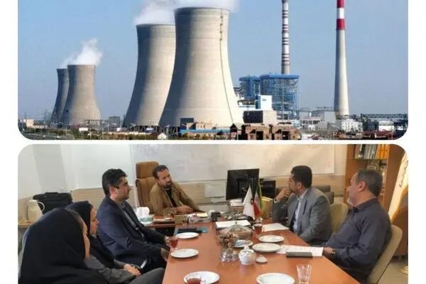 سومین نیروگاه بزرگ حرارتی  کشور فیروزه ای شد
