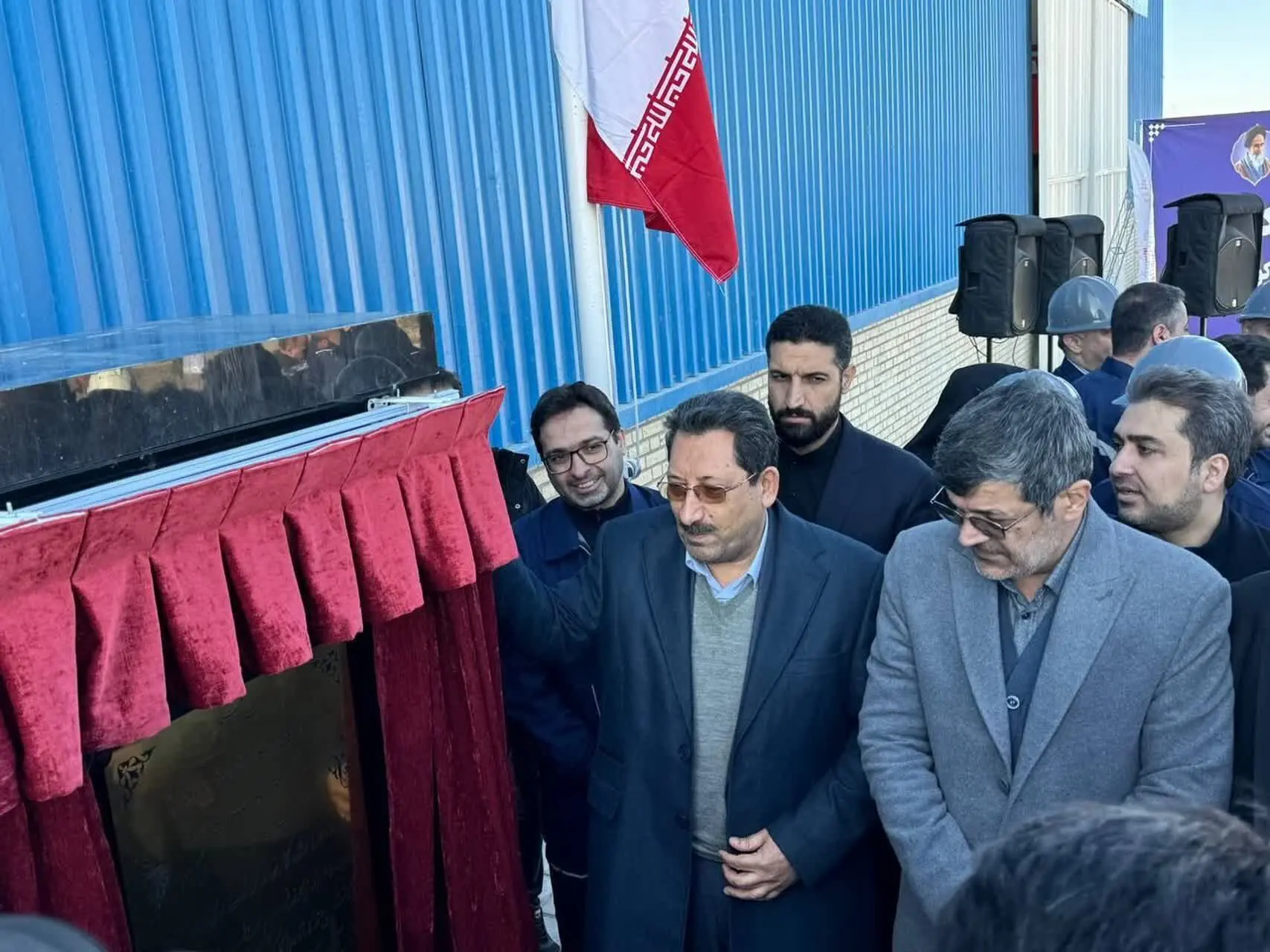 افتتاح کلاف سازی سرمد ابرکوه با حضور وزیر صمت
