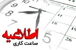 اعلام ساعات کاری بانکها و موسسات مالی و اعتباری در کیش
