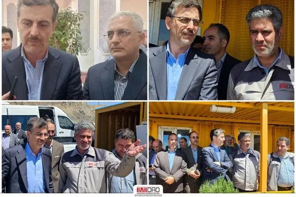 بازدید معاون هماهنگی امور اقتصادی استانداری خراسان رضوی از مجتمع سنگ‌آهن سنگان
