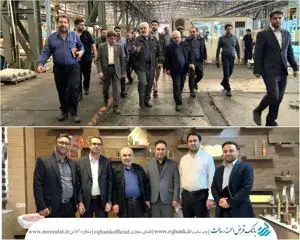 بازدید راهبر نهاد مردمی رسالت از مجتمع مس شهید باهنر کرمان

