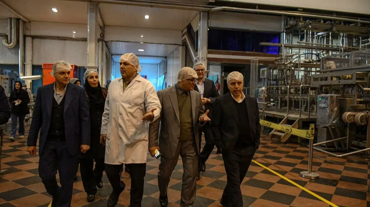 بازدید مدیران ارشد بانک صنعت و معدن از شرکت دومینو
