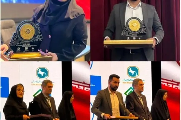 تقدیر از مدیران بیمه سامان در همایش ملی بیمه و توسعه
