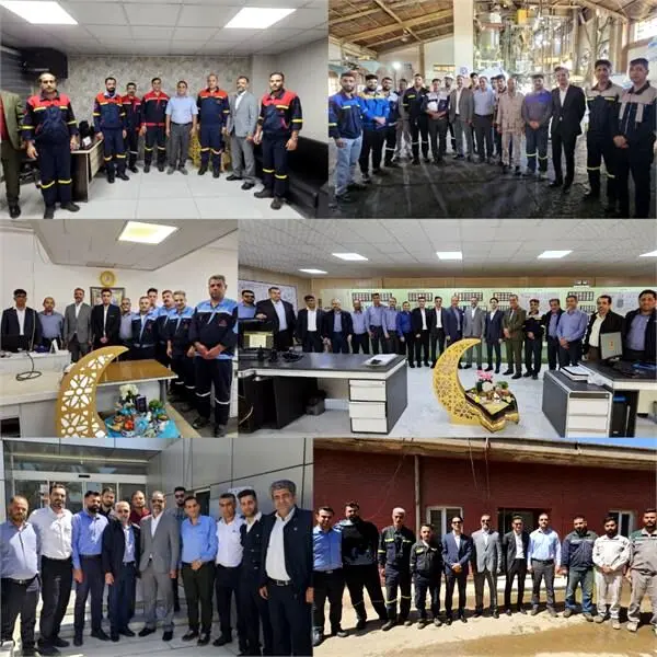 بازدید نوروزی مهندس تنوره سرپرست شرکت پتروشیمی فارابی از مجتمع
