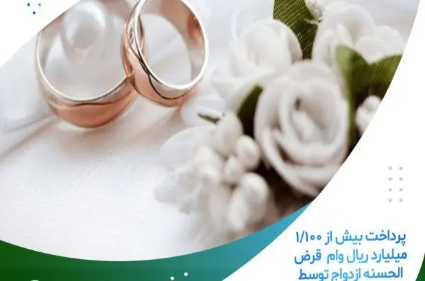 پرداخت بیش از ۱/۱۰۰ میلیارد ریال وام قرض الحسنه ازدواج
