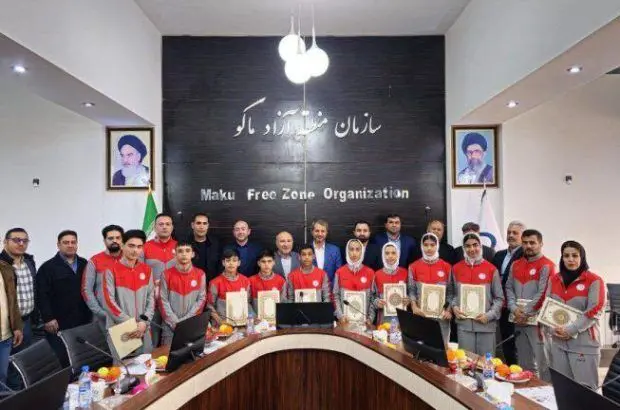 قهرمانی تیم ملی نونهالان جودو ایران در جام ترکیه و تجلیل در منطقه آزاد ماکو
