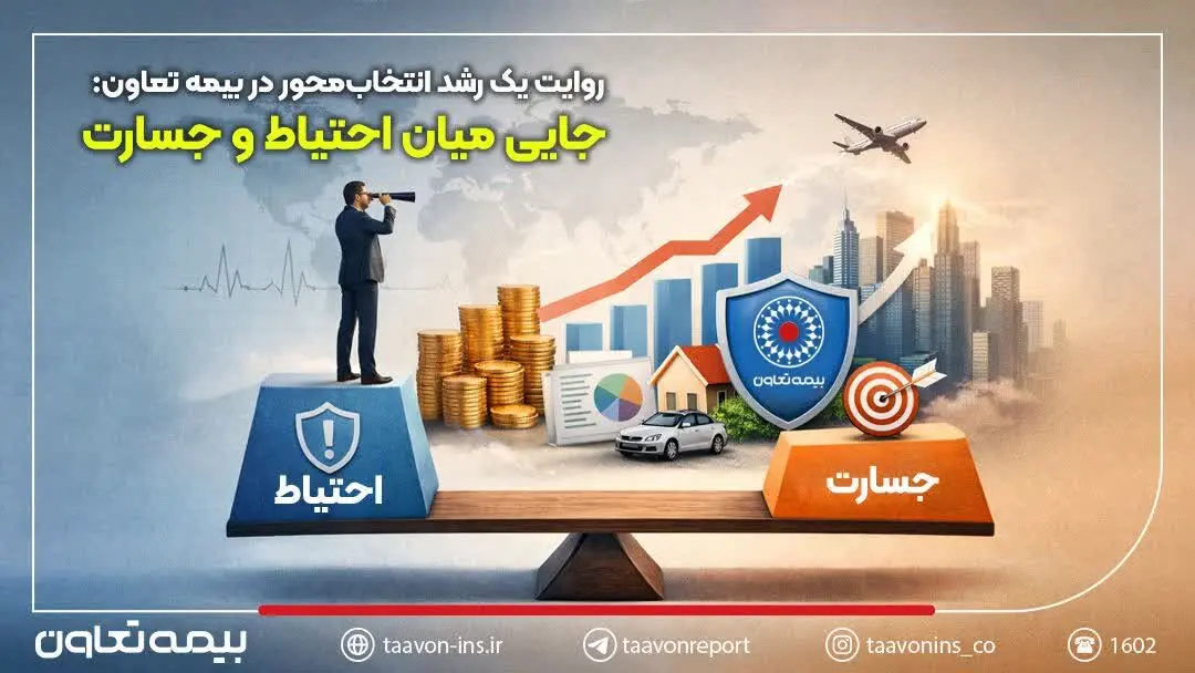 روایت یک رشد انتخاب‌محور در بیمه تعاون: جایی میان احتیاط و جسارت
