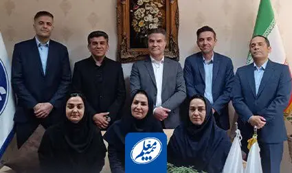 بازدید مدیرعامل بیمه معلم از شعبه همدان
