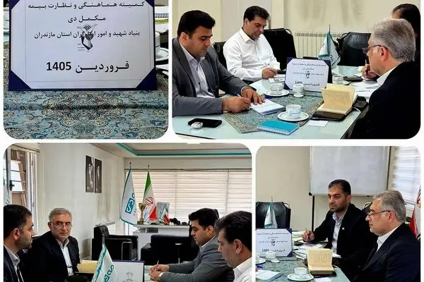 نشست هم‌اندیشی بیمه دی و بنیاد شهید مازندران با هدف ارتقای خدمات درمانی ایثارگران برگزار شد