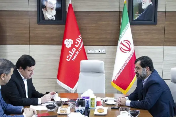 دیدار مدیرعامل بانک ملت و استاندار قم
