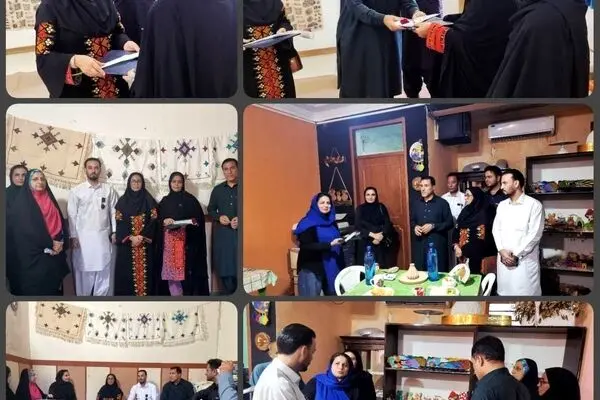 بازدید و تجلیل معاون فرهنگی، اجتماعی و گردشگری و هیات همراه از کارگاه‌های صنایع‌دستی
