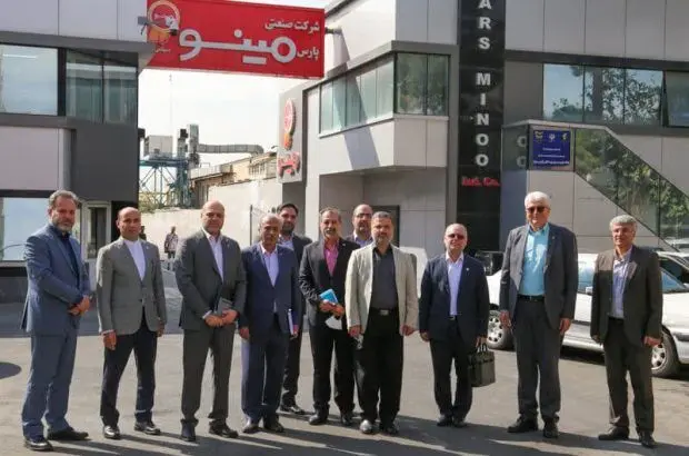 بازدید مدیرعامل بیمه ایران از گروه صنعتی مینو
